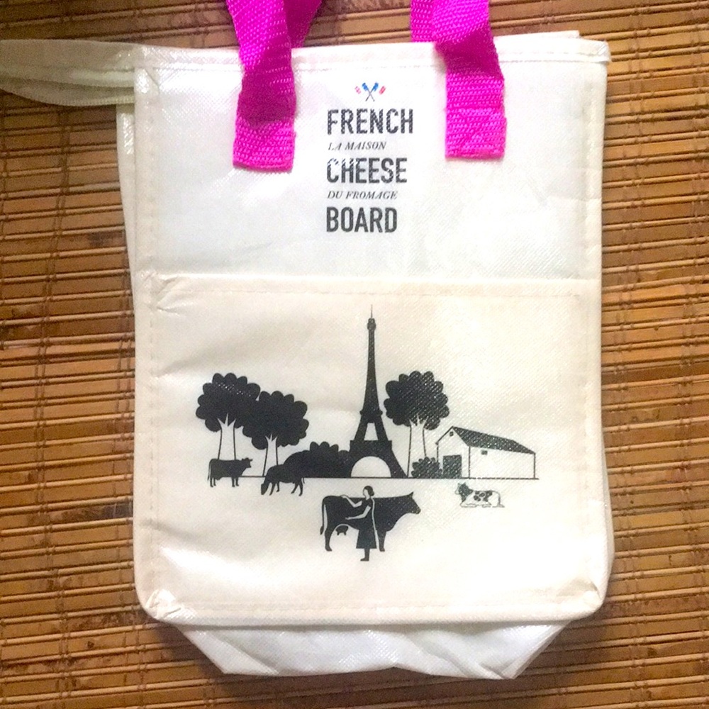 Insulated French Cheese Board Lunch Bag Zipper